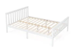 Bett Holz EMILY 140 x 200 cm weiss