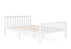 Bett Holz EMILY 140 x 200 cm weiss