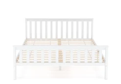 Bett Holz EMILY 160 x 200 cm weiss
