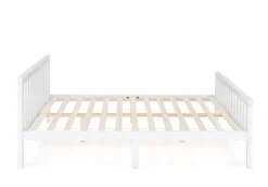 Bett Holz EMILY 160 x 200 cm weiss
