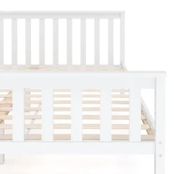 Bett Holz EMILY 160 x 200 cm weiss