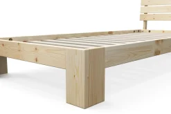 Bett Holz JAYDEN 90 x 200 cm nature