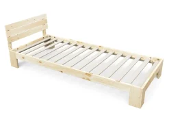 Bett Holz JAYDEN 90 x 200 cm nature