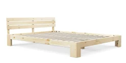 Bett Holz JAYDEN 160 x 200 cm nature