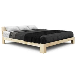 Bett Holz JAYDEN 180 x 200 cm nature