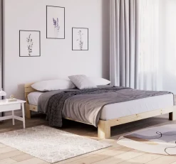 Bett Holz JAYDEN 180 x 200 cm nature
