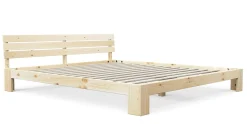 Bett Holz JAYDEN 180 x 200 cm nature