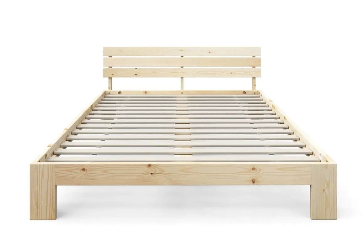 Bett Holz JAYDEN 140 x 200 cm nature