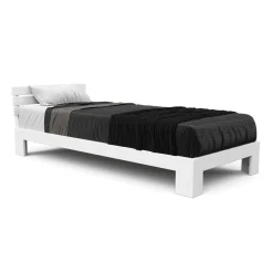 Bett Holz JAYDEN 90 x 200 cm weiss