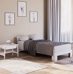 Bett Holz JAYDEN 90 x 200 cm weiss