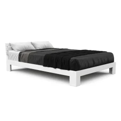 Bett Holz JAYDEN 140 x 200 cm weiss