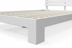 Bett Holz JAYDEN 140 x 200 cm weiss