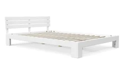 Bett Holz JAYDEN 140 x 200 cm weiss