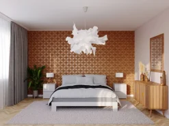Bett Holz JAYDEN 140 x 200 cm weiss