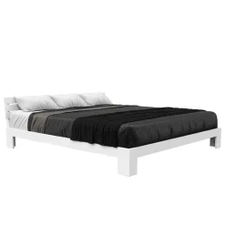 Bett Holz JAYDEN 180 x 200 cm weiss