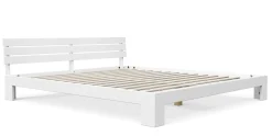 Bett Holz JAYDEN 180 x 200 cm weiss