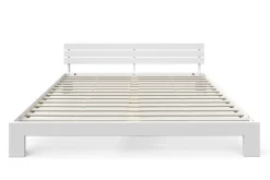 Bett Holz JAYDEN 180 x 200 cm weiss