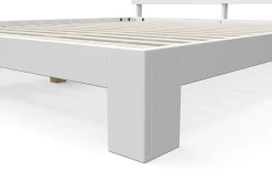 Bett Holz JAYDEN 180 x 200 cm weiss