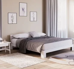 Bett Holz JAYDEN 180 x 200 cm weiss