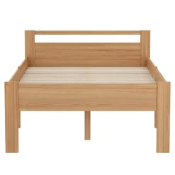 Bett Holz SHERWOOD 120 x 200 cm natur