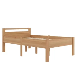Bett Holz SHERWOOD 120 x 200 cm natur