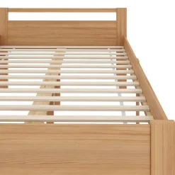 Bett Holz SHERWOOD 120 x 200 cm natur