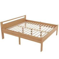 Bett Holz SHERWOOD 180 x 200 cm natur