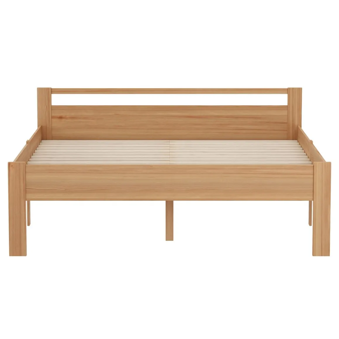 Bett Holz SHERWOOD 180 x 200 cm natur