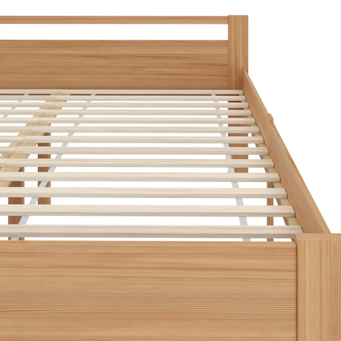 Bett Holz SHERWOOD 180 x 200 cm natur