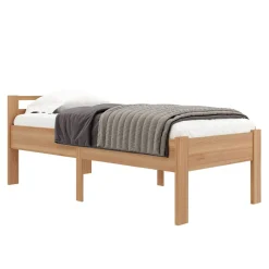Bett Holz SHERWOOD 90 x 200 cm natur