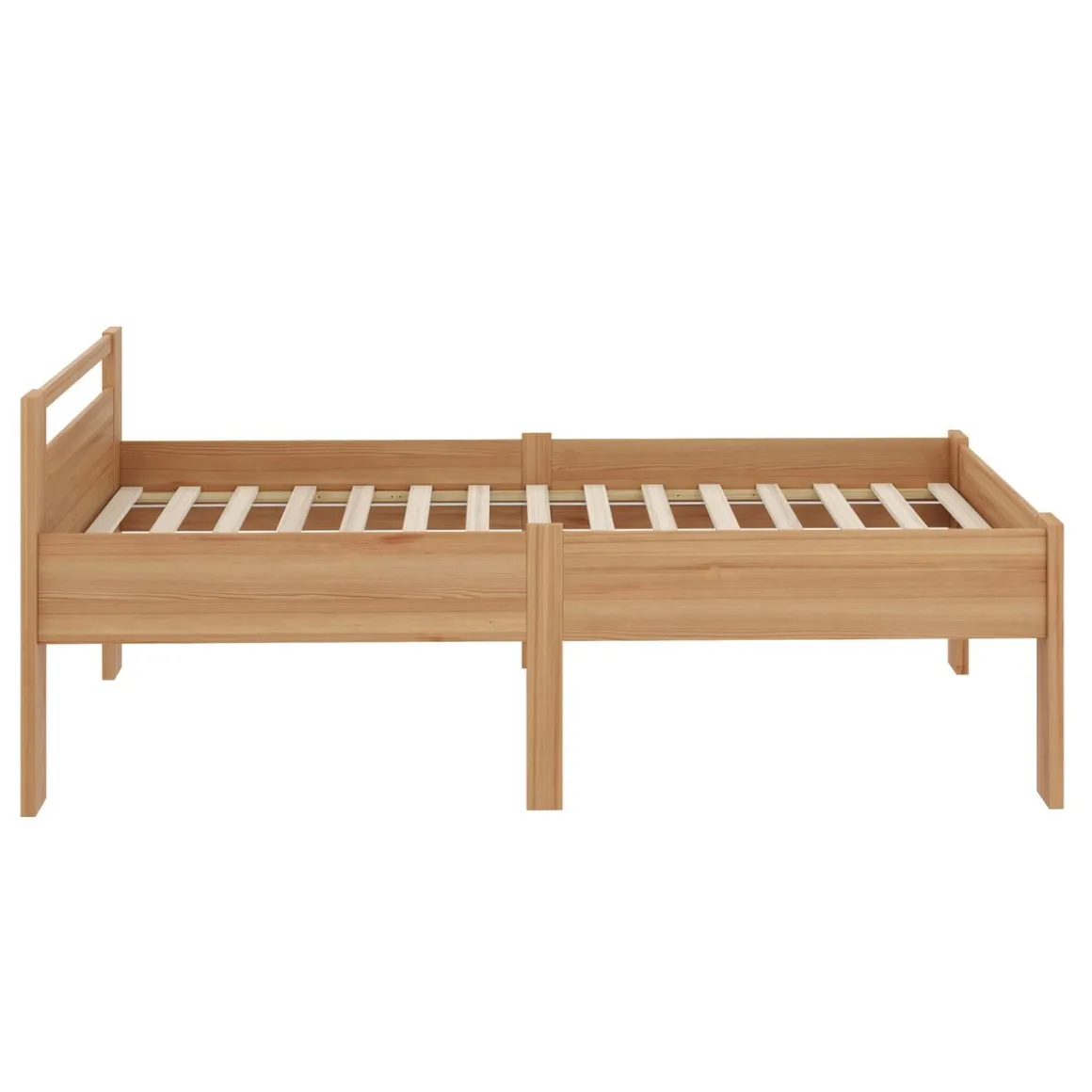 Bett Holz SHERWOOD 90 x 200 cm natur