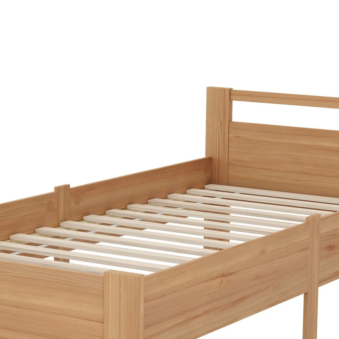 Bett Holz SHERWOOD 90 x 200 cm natur