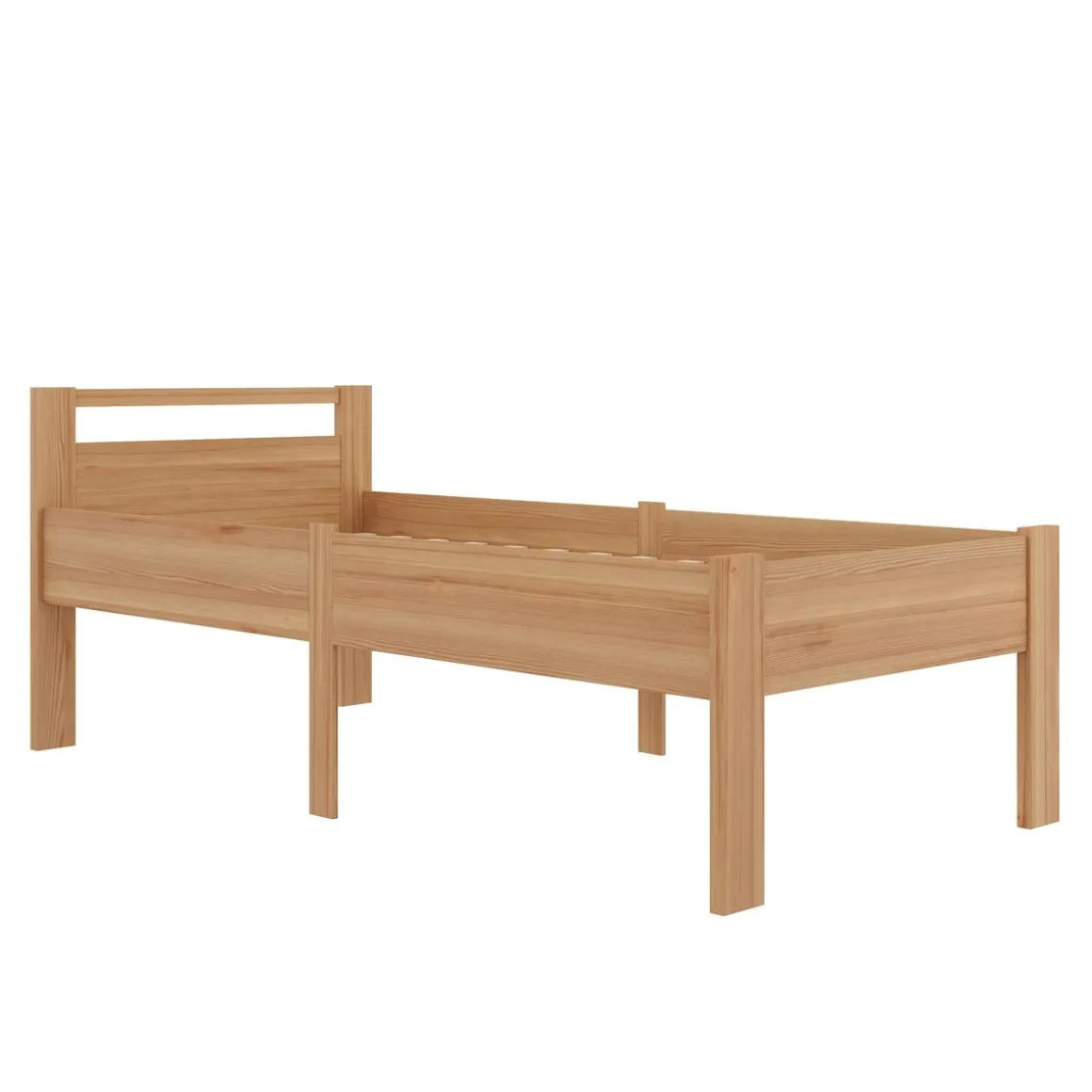 Bett Holz SHERWOOD 90 x 200 cm natur
