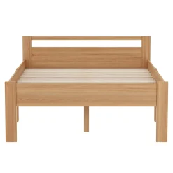 Bett Holz SHERWOOD 140 x 200 cm natur