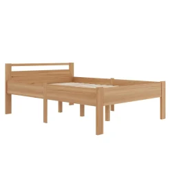 Bett Holz SHERWOOD 140 x 200 cm natur