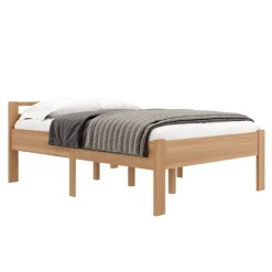Bett Holz SHERWOOD 140 x 200 cm natur