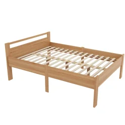 Bett Holz SHERWOOD 140 x 200 cm natur
