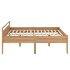 Bett Holz SHERWOOD 140 x 200 cm natur