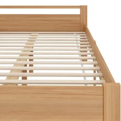 Bett Holz SHERWOOD 140 x 200 cm natur