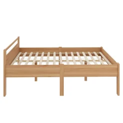 Bett Holz SHERWOOD 160 x 200 cm natur