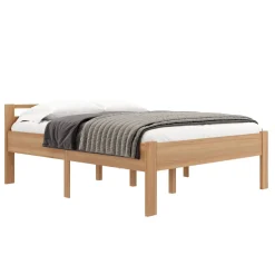 Bett Holz SHERWOOD 160 x 200 cm natur