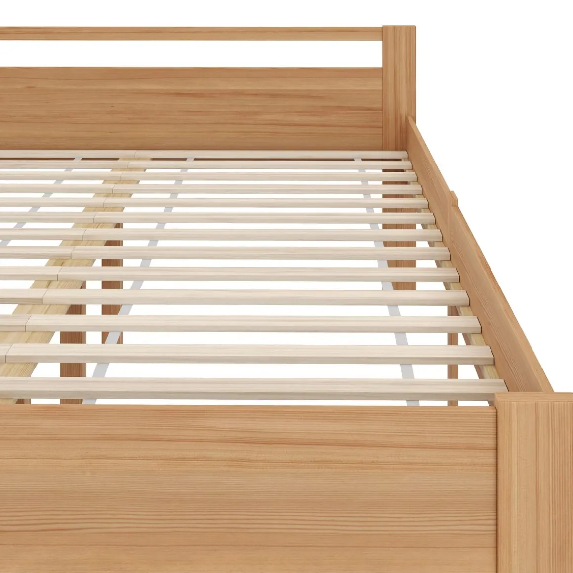 Bett Holz SHERWOOD 160 x 200 cm natur
