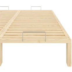 Bett Holz WEYBURN 160 x 200 cm natur