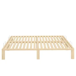 Bett Holz WEYBURN 160 x 200 cm natur