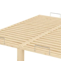 Bett Holz WEYBURN 160 x 200 cm natur