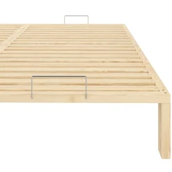 Bett Holz WEYBURN 200 x 200 cm natur