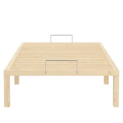 Bett Holz WEYBURN 90 x 200 cm natur