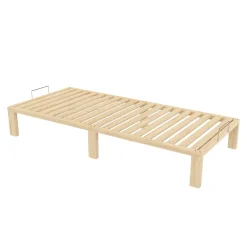 Bett Holz WEYBURN 90 x 200 cm natur