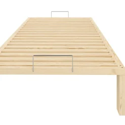 Bett Holz WEYBURN 90 x 200 cm natur