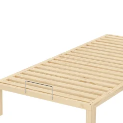 Bett Holz WEYBURN 90 x 200 cm natur